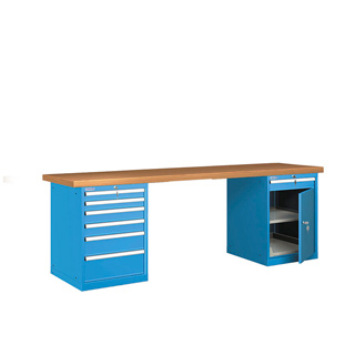 Mobiliario / Bancos de trabajo / Serie Estándar / Largo 2500 Mm