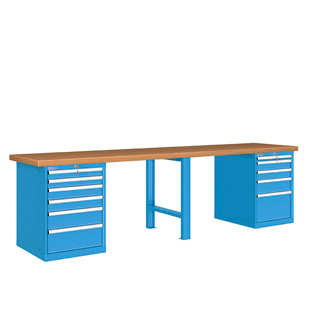 Mobiliario / Bancos de trabajo / Serie Estándar / Largo 3000 Mm