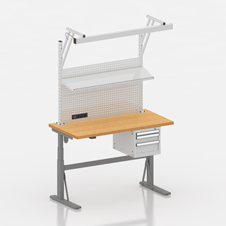 Mobiliario / Bancos de trabajo / Estaciones De Trabajo / Serie Regulable Media Carga