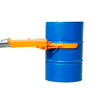Elevación / Implementos para carretillas / Manipuladores de bidones / Pinzas Para Bidones Metálicos Con Relieve