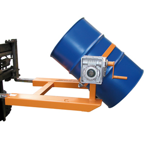 Elevación / Implementos para carretillas / Manipuladores de bidones / Volteadores De Bidones Para Trasvase