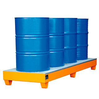 Seguridad y medio ambiente / Cubetos de retención / Para barriles y bidones / Metálicos