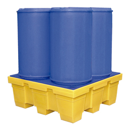 Seguridad y medio ambiente / Cubetos de retención / Para barriles y bidones / Plásticos