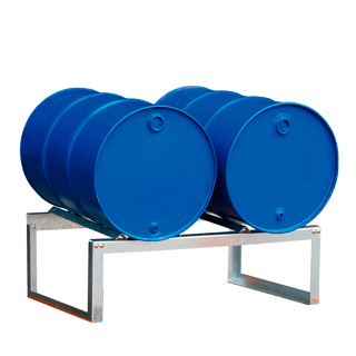 Seguridad y medio ambiente / Almacenamiento Interior / Para barriles y bidones / Soportes Metálicos