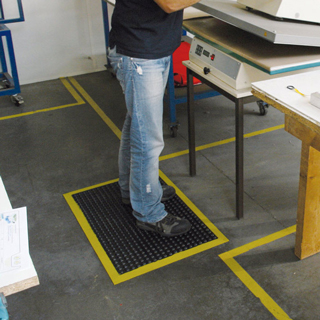 Seguridad y medio ambiente / Alfombras y suelos / Para la industria / Alfombras ergonómicas de seguridad