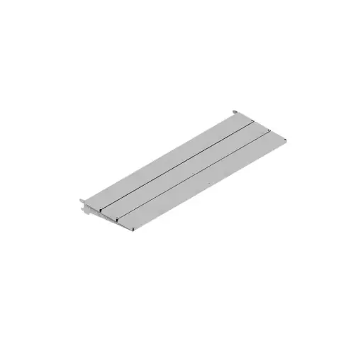 [041124] Estante metálico inclinable - Dim.: 1000 x 321 x 30h mm - Gris ral 7035