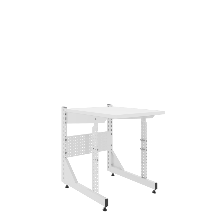 [041448] Estación de trabajo serie Table One a una cara (módulo inicial) - Dim.: 655x760x760h mm - Gris ral 7035