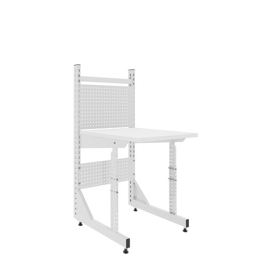 [041450] Estación de trabajo serie Table One a una cara (módulo inicial) - Dim.: 655x760x1300h mm - Gris ral 7035