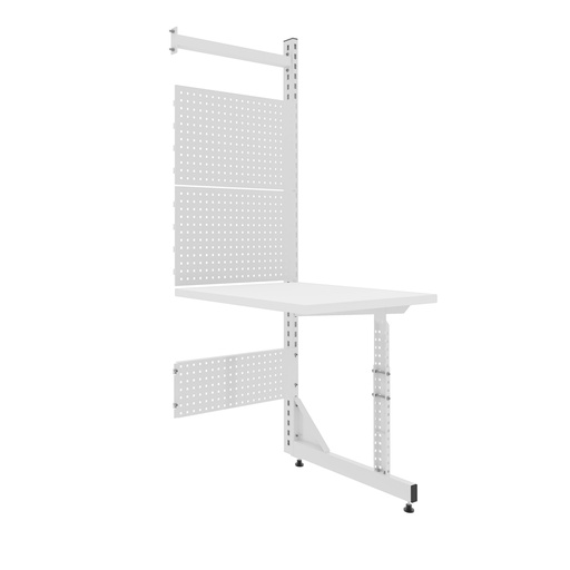 [041453] Estación de trabajo serie Table One a una cara (módulo adicional) - Dim.: 625x760x1850h mm - Gris ral 7035