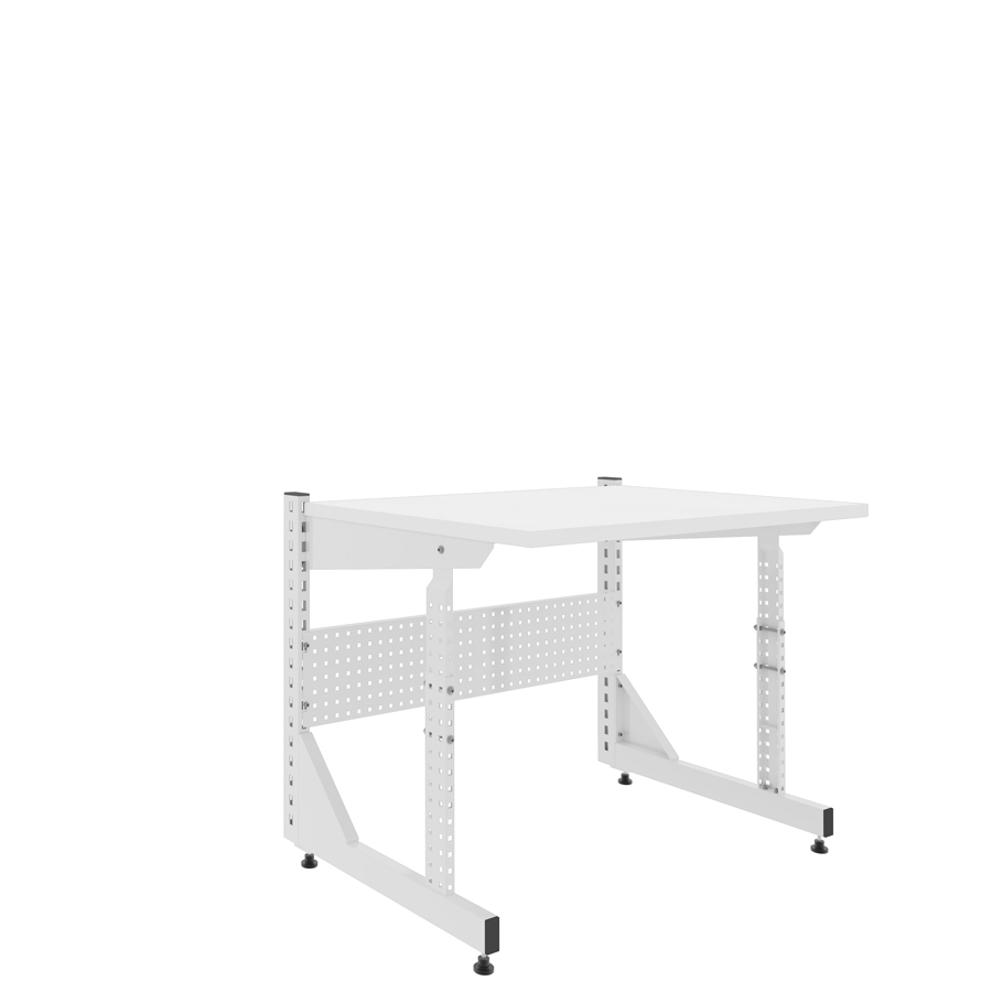 [041454] Estación de trabajo serie Table One a una cara (módulo inicial) - Dim.: 1030x760x760h mm - Gris ral 7035