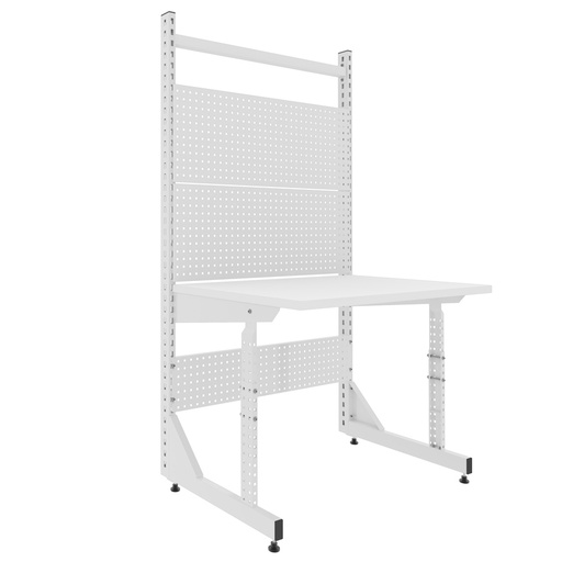 [041458] Estación de trabajo serie Table One a una cara (módulo inicial) - Dim.: 1030x760x1850h mm - Gris ral 7035
