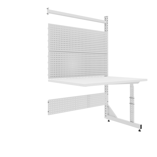 [041465] Estación de trabajo serie Table One a una cara (módulo adicional) - Dim.: 1250x760x1850h mm - Gris ral 7035
