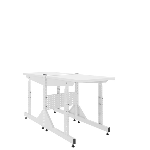 [041466] Estación de trabajo serie Table One a dos caras (módulo inicial) - Dim.: 655x1460x760h mm - Gris ral 7035