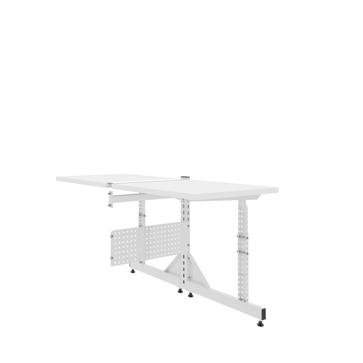 [041467] Estación de trabajo serie Table One a dos caras (módulo adicional) - Dim.: 625x1460x760h mm - Gris ral 7035