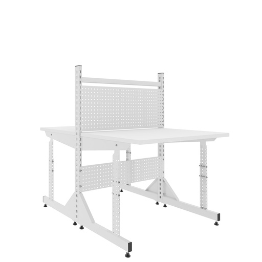 [041474] Estación de trabajo serie Table One a dos caras (módulo inicial) - Dim.: 1030x1460x1300h mm - Gris ral 7035