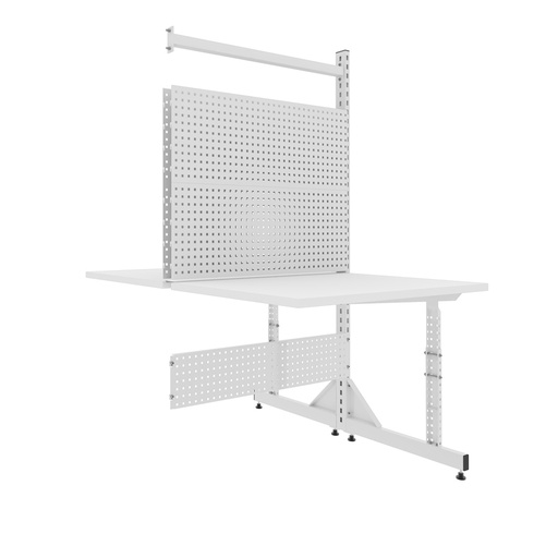 [041477] Estación de trabajo serie Table One a dos caras (módulo adicional) - Dim.: 1000x1460x1850h mm - Gris ral 7035