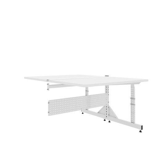 [041479] Estación de trabajo serie Table One a dos caras (módulo adicional) - Dim.: 1250x1460x760h mm - Gris ral 7035