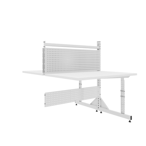 [041481] Estación de trabajo serie Table One a dos caras (módulo adicional) - Dim.: 1250x1460x1300h mm - Gris ral 7035