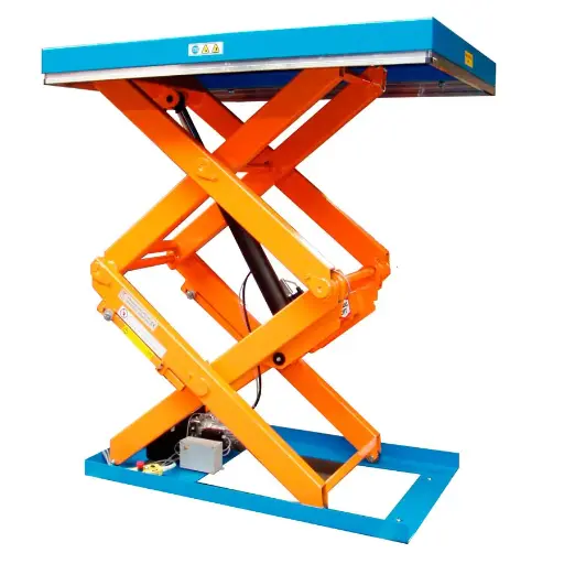 [041558] Mesa elevadora electrohidráulica de doble tijera - Carga: 1000 kg - Dim. plataforma: 1500x900 mm