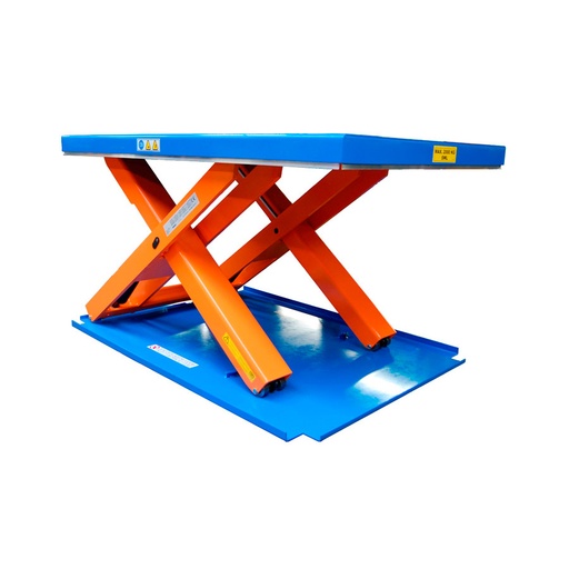 [041611] Mesa elevadora electrohidráulica de tijera superbaja - Carga: 2000 kg - Dim. plataforma: 1500x800 mm