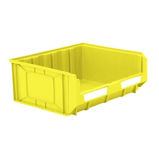 [041877] Caja plástica con apertura para almacenaje modelo Openbox K4/D - Dim.: 410x345x163h mm - Amarillo