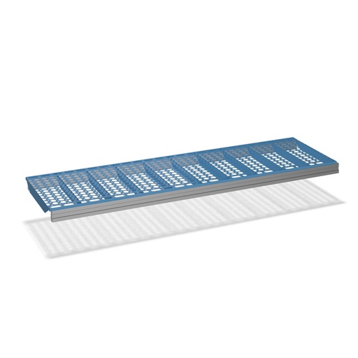 [041900] Estante de plástico para estantería de picking - Dim.: 1500x400x47h mm - azul