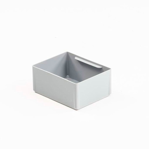 [041970] Cubeta divisoria interna serie Silverline - Dim.: 176x137x80h mm - Gris