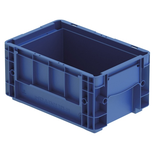 [042019] Caja plástica Eurobox para el sector automoción serie KLT de fondo liso (no perforado) - Dim.: 300x200x147,5h mm - Azul