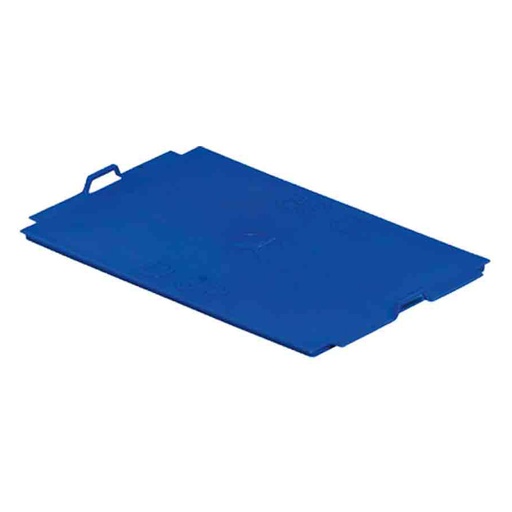 [042024] Tapa plástica Eurobox para el sector automotriz serie KLT - Dim.: 300x200 mm - Azul