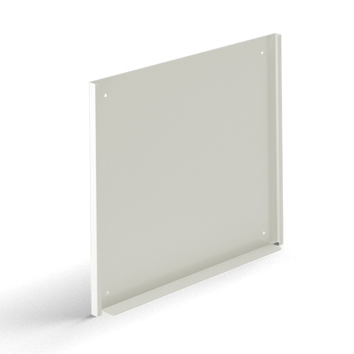 [042446] Soporte expositor metálico para fijar a pared para cajones Unibox (sin cajones) - Dim.: 600x28x500h mm - Gris ral 7035