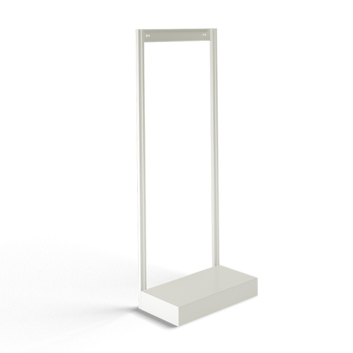 [042466] Soporte expositor metálico con base para cajones Unibox (sin cajones) - Dim.: 600x41x1500h mm - Gris ral 7035