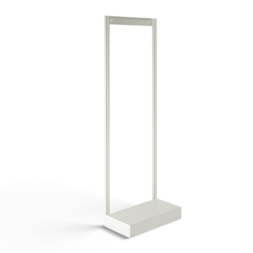 [042472] Soporte expositor metálico con base para cajones Unibox (sin cajones) - Dim.: 600x41x1750h mm - Gris ral 7035