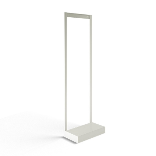 [042478] Soporte expositor metálico con base para cajones Unibox (sin cajones) - Dim.: 600x41x1950h mm - Gris ral 7035