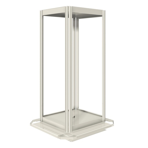 [042484] Expositor metálico giratorio para cajones Unibox (sin cajones) - Dim.: 1100x1100x1615h mm - Gris ral 7035