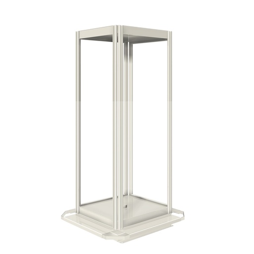 [042485] Expositor metálico giratorio para cajones Unibox (sin cajones) - Dim.: 1100x1100x1865h mm - Gris ral 7035