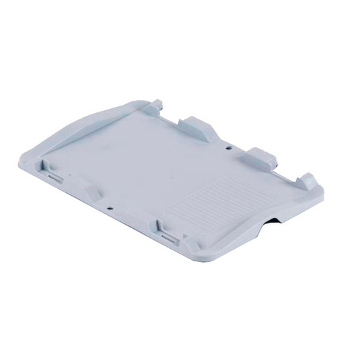 [042552] Tapa de plástico apoyable para caja Eurobox serie Silverline (sin bisagras) - Dim.: 300x200 mm - Gris