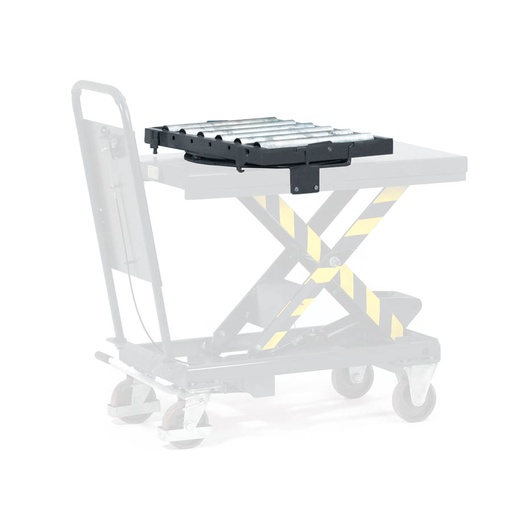 [042682] Transportador de rodillos giratorio para mesa elevadora - Dim.: 1010x520x92h mm - Carga 500 kgs - gris RAL 7016