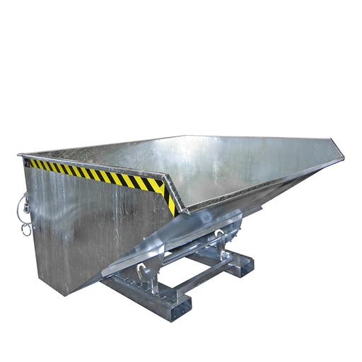 [042841] Contenedor metálico autobasculante eco de 2,1 m³ de capacidad - Dim.: 1720x1870x1103h mm - acero galvanizado