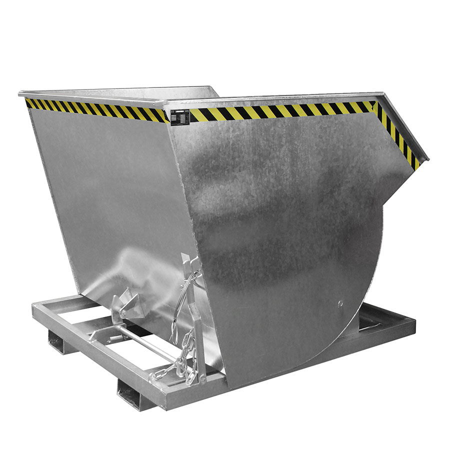 [042857] Contenedor metálico basculante estándar de 2,0 m³ - Dim.: 1810x1560x1480h mm - galvanizado