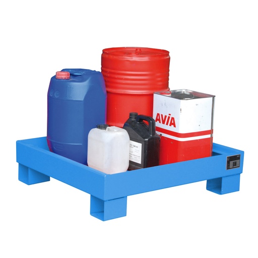 [043316] Cubeta de retención metálica sin rejilla - Dim.: 900x800x220h mm - acero pintado