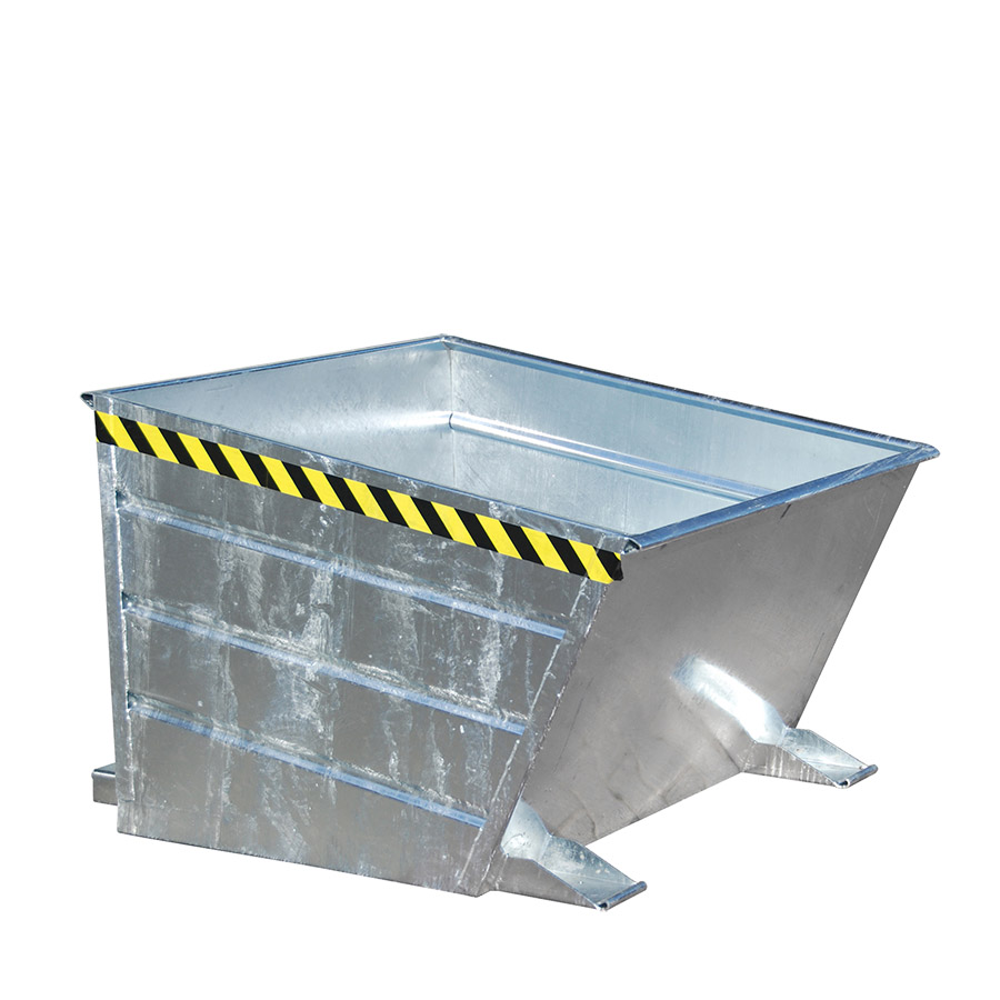 [043522] Contenedor autobasculante eco - Capacidad 0,8 m³ - Dim.: 1370x1200x730 mm - acero galvanizado