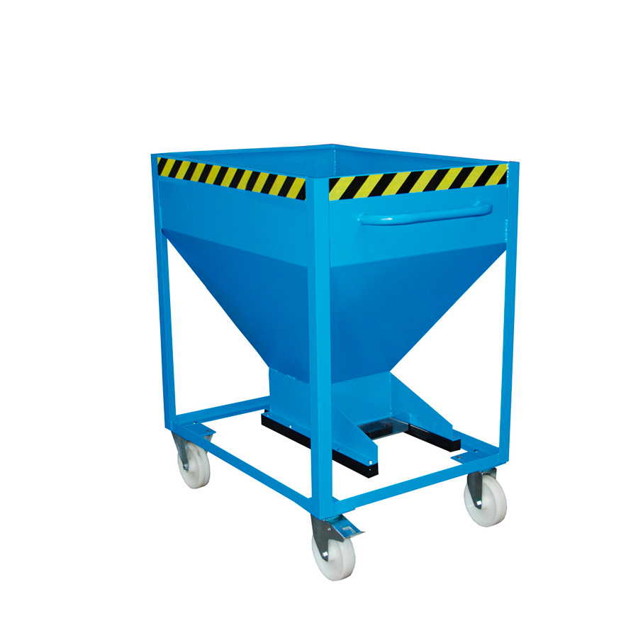 [043563] Silo metálico para dosificado manual con cierre de trampilla - Capacidad 0,375 m3 - Dim.: 1115x780x1220h mm - acero pintado