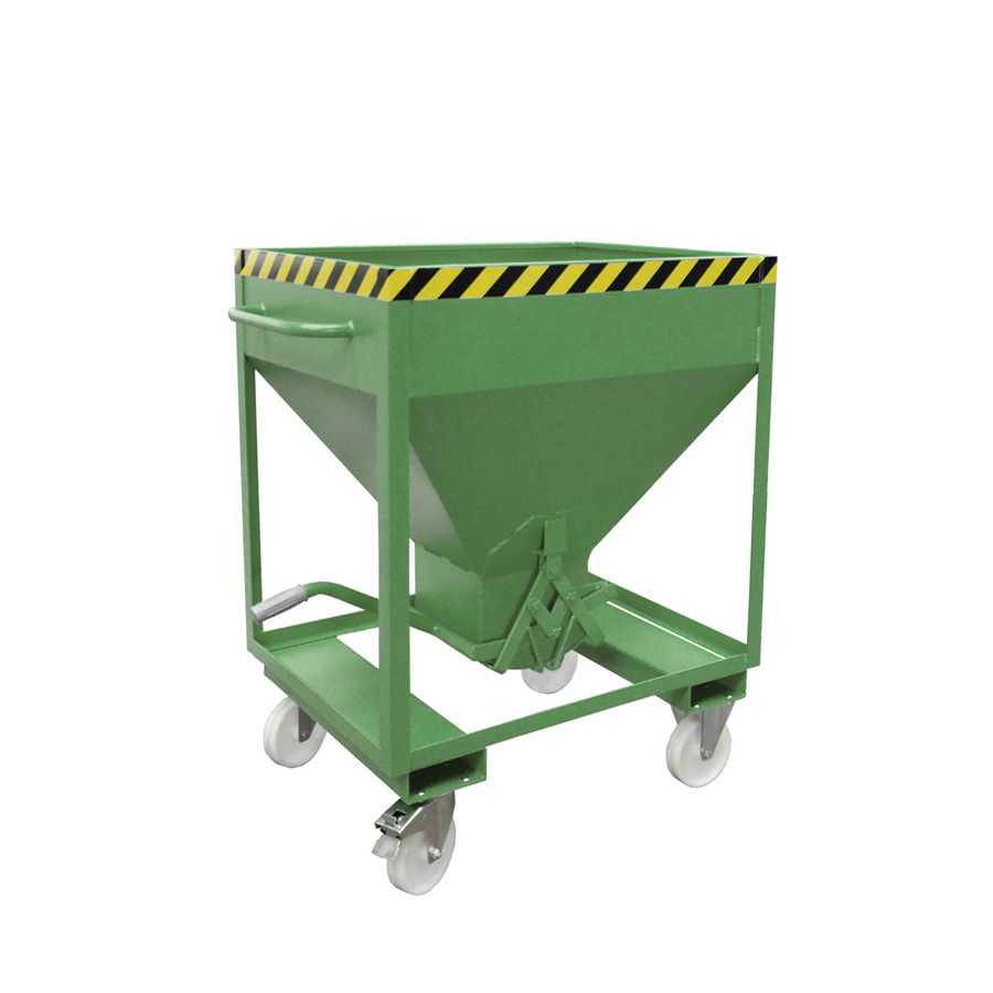 [043583] Silo metálico para dosificado manual con cierre de tijera - Capacidad 0,375 m3 - Dim.: 1115x780x1300h mm - acero pintado