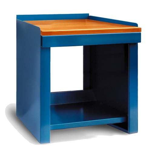 [043597] Banco de trabajo para grandes cargas (grueso chapa 2 mm) - Dim.: 1000x800x900h mm - Azul ral 5019