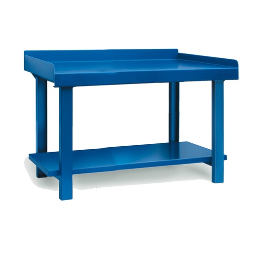 [043600] Banco de trabajo para grandes cargas (grueso chapa 2 mm) - Dim.: 1500x800x900h mm - Azul ral 5019
