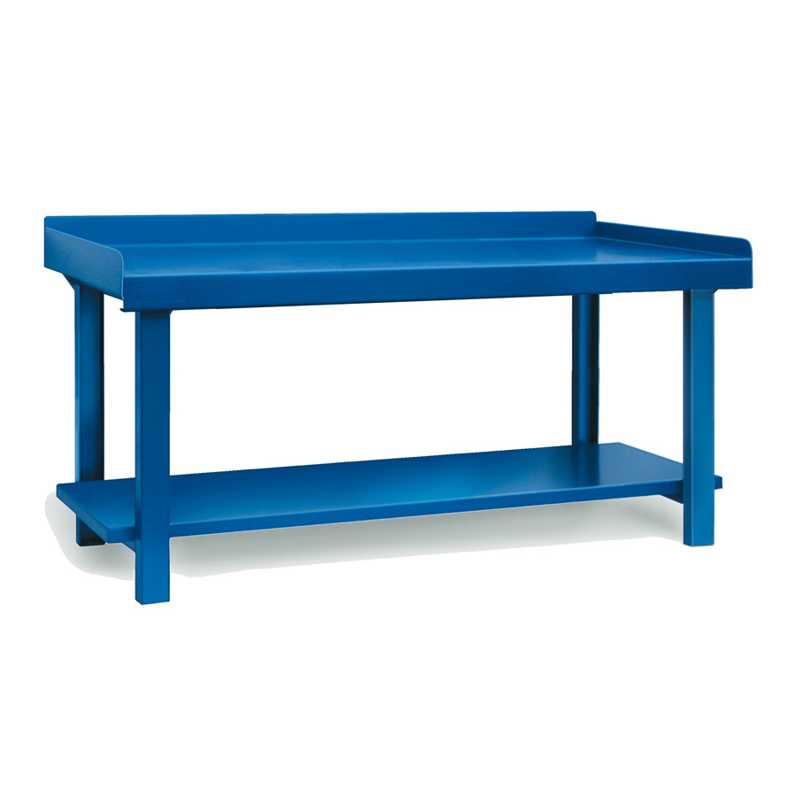 [043607] Banco de trabajo para grandes cargas (grueso chapa 4 mm) - Dim.: 2000x800x900h mm - Azul ral 5019