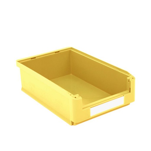 [043640] Caja plástica para almacén con abertura frontal - Dim.: 315x500x145h mm - amarillo
