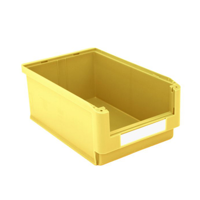[043645] Caja plástica para almacén con abertura frontal - Dim.: 315x500x200h mm - amarillo