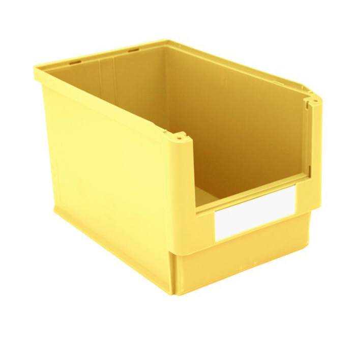 [043650] Caja plástica para almacén con abertura frontal - Dim.: 315x500x300h mm - amarillo