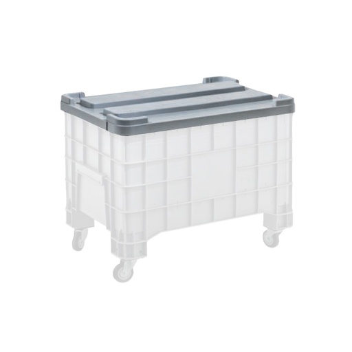[043687] Tapa plástica para contenedor - Dim.: 1000x640 mm - Gris